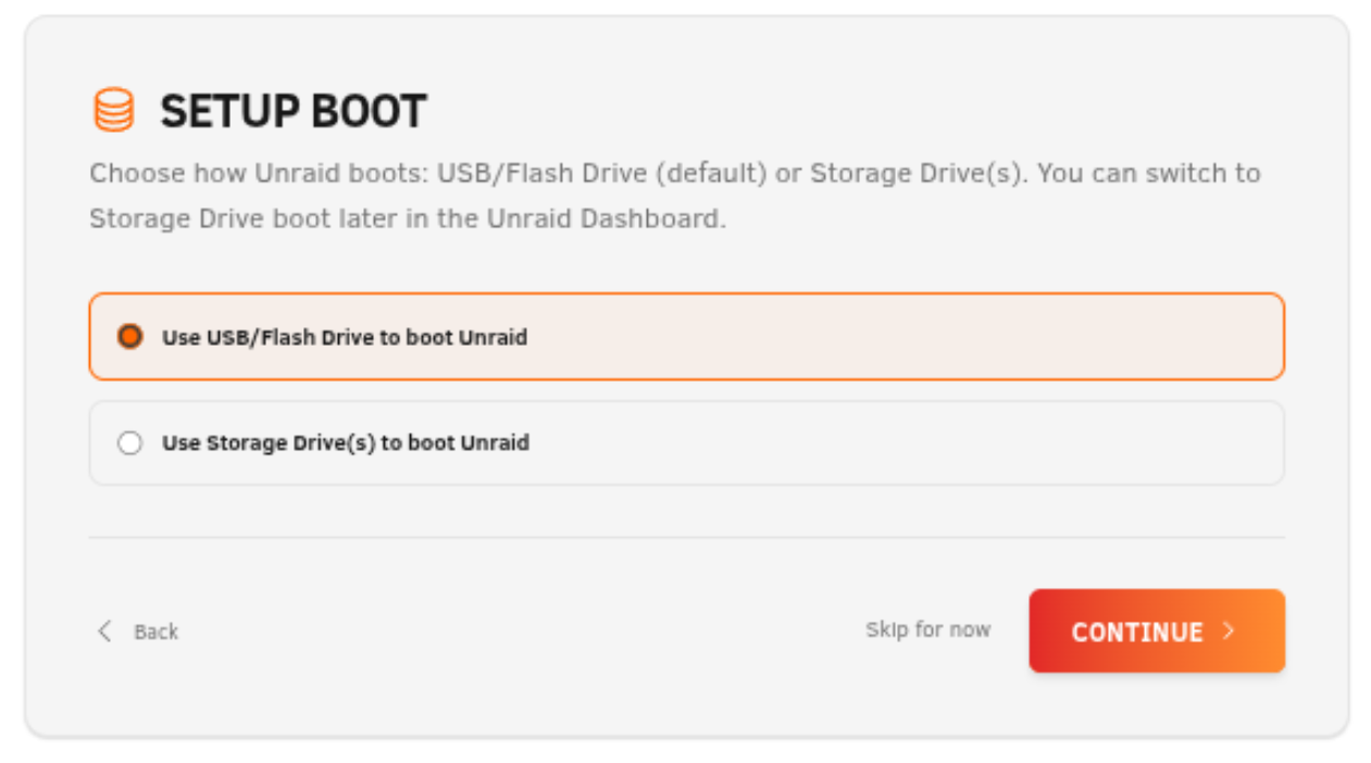 ステップ3: フラッシュブート
